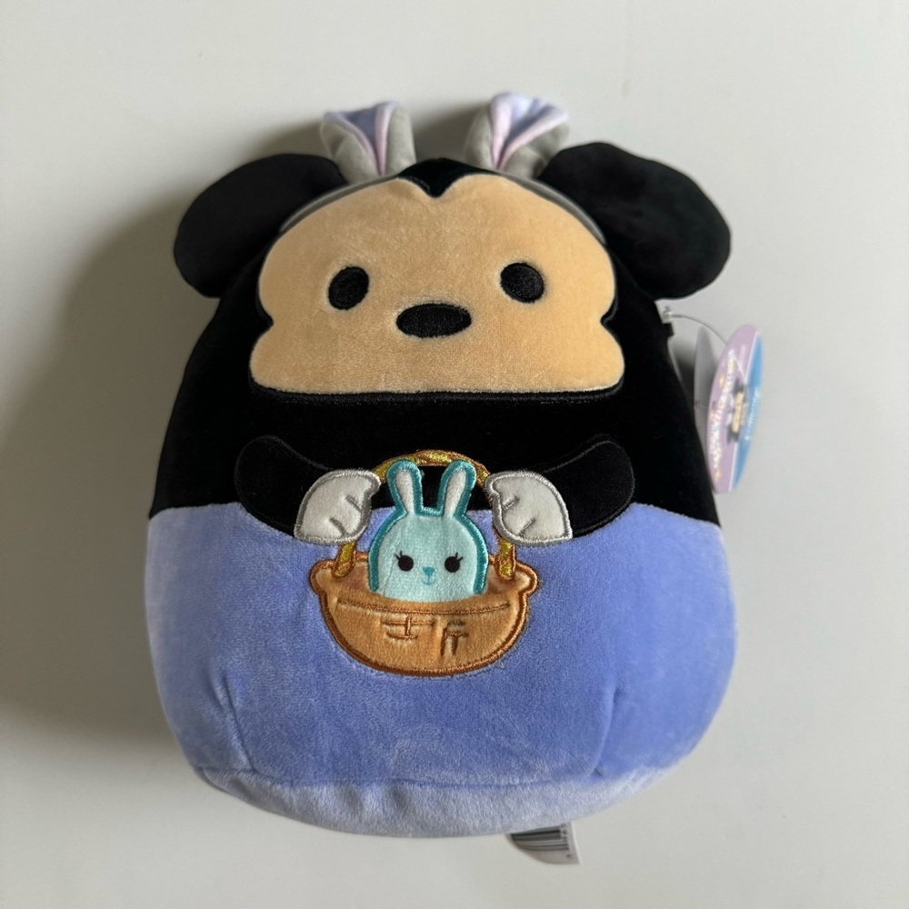Disney Squishmallows  Black and Blue Mickey Mouse Easter Plush Toy